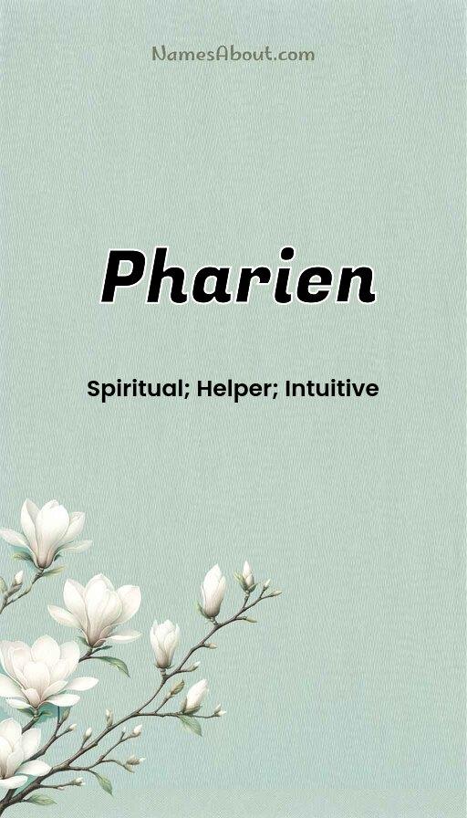 Pharien name and meaning