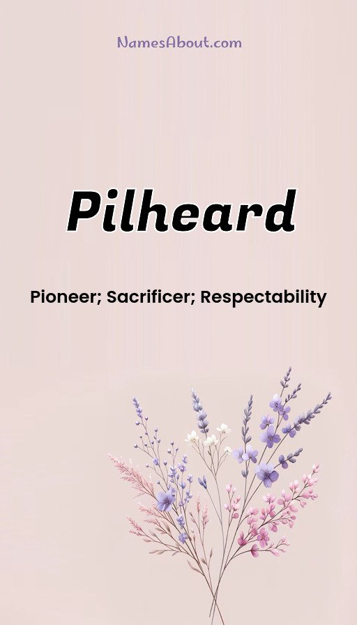 Meaning of Pilheard