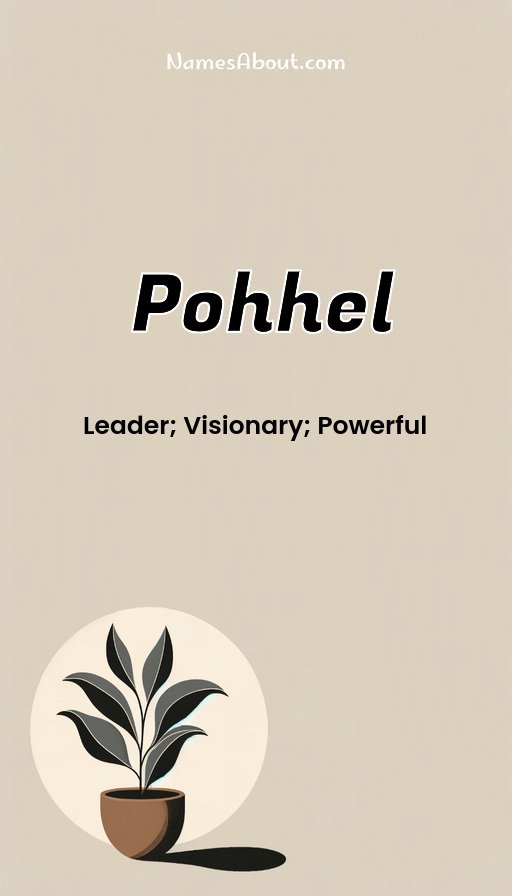Meaning of Pohhel