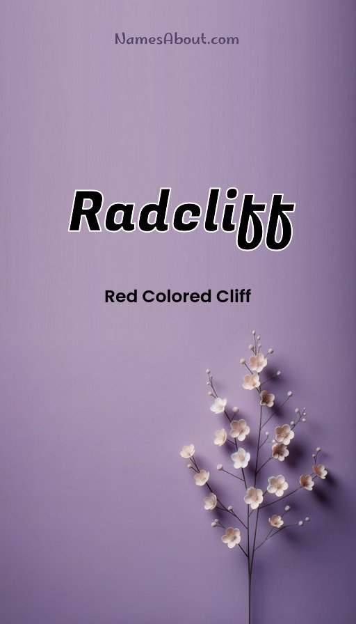 Meaning of Radcliff