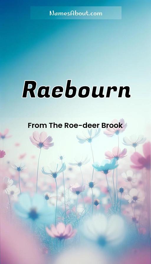 Raebourn name and meaning