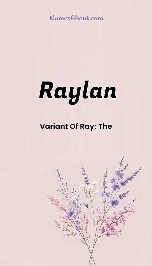 Meaning of Raylan