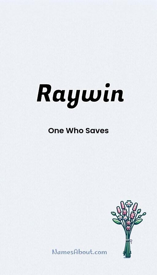 Raywin name and meaning