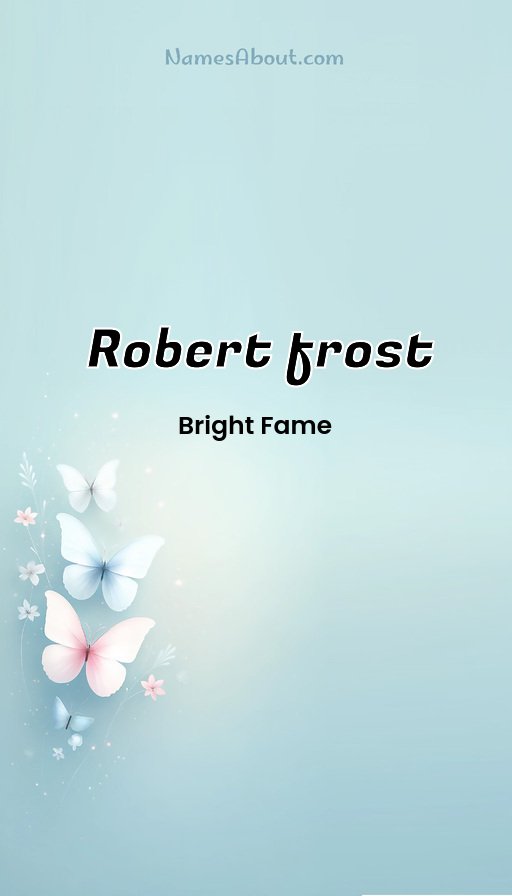 Meaning of Robert frost