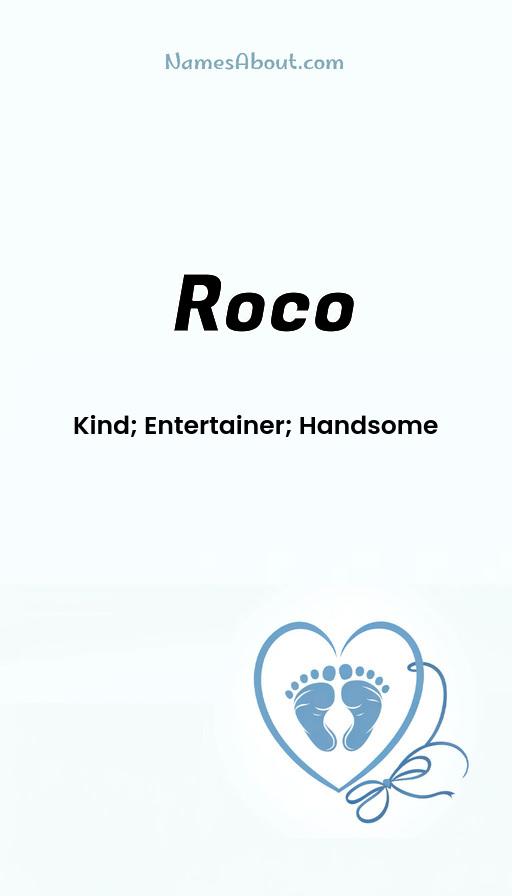 Roco name and meaning