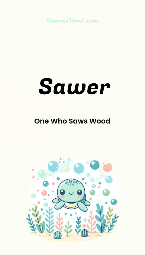 Illustration of Sawer