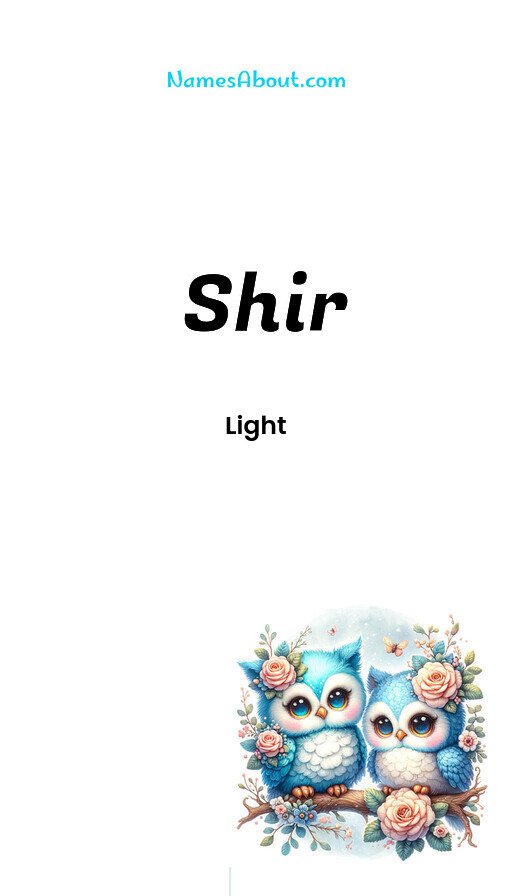 Meaning of Shir