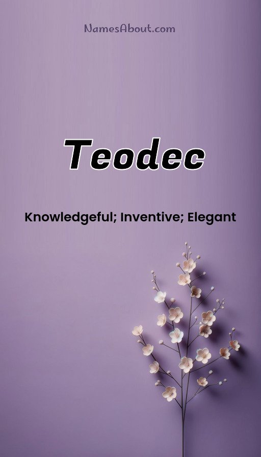 Meaning of Teodec