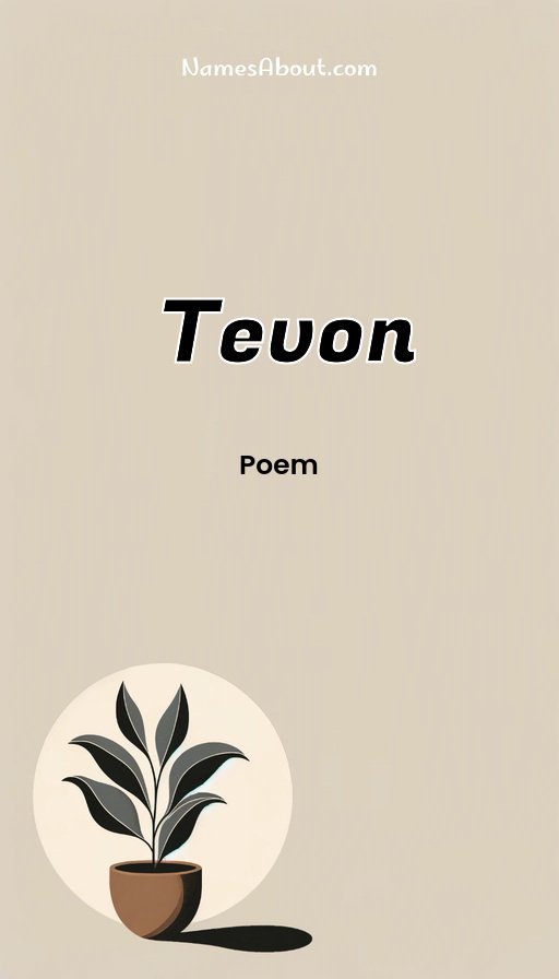 Meaning of Tevon