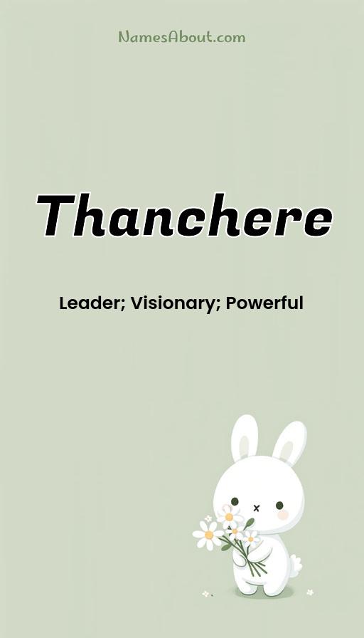 Thanchere name and meaning