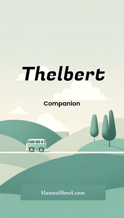 Thelbert name and meaning