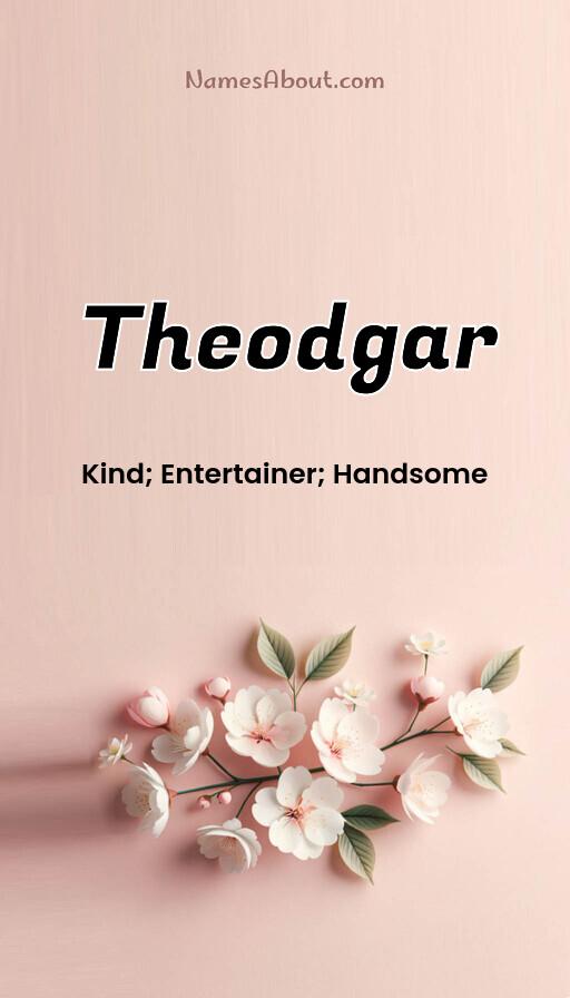 Theodgar name and meaning