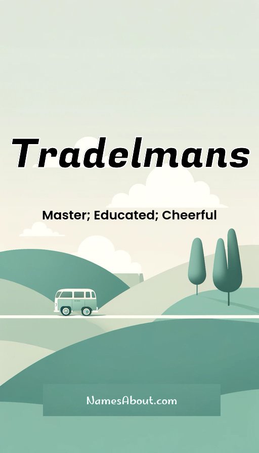 Meaning of Tradelmans