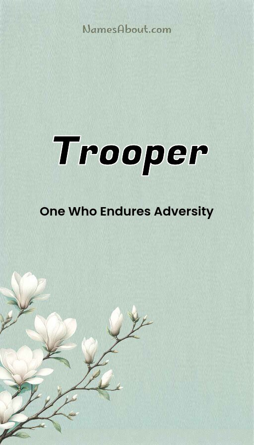Meaning of Trooper