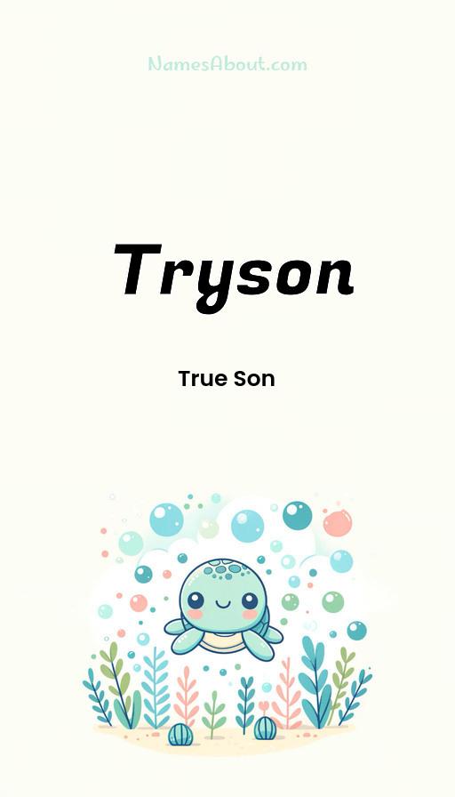 Tryson name and meaning