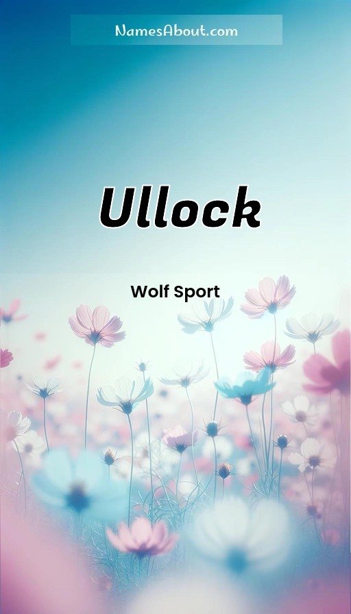 Meaning of Ullock