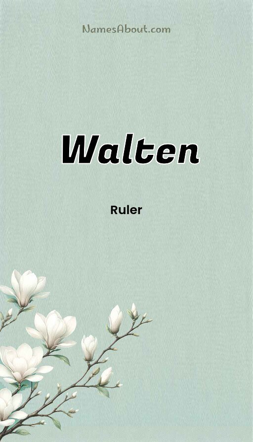 Meaning of Walten