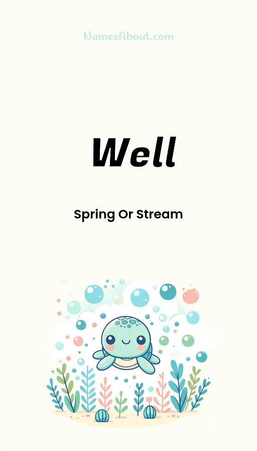 Meaning of Well