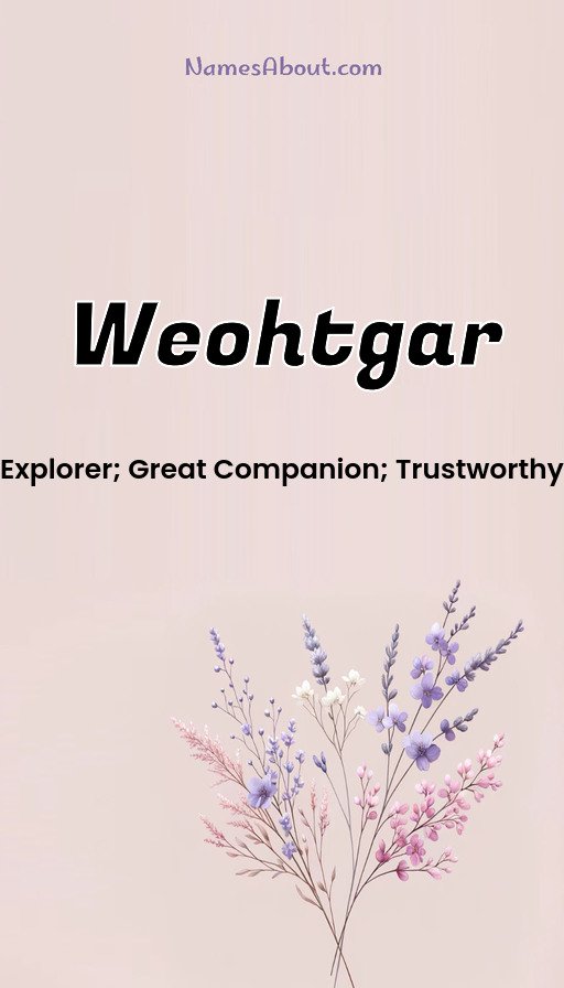 Meaning of Weohtgar