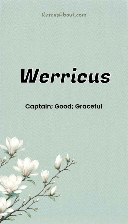 Meaning of Werricus