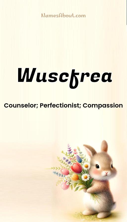 Wuscfrea name and meaning