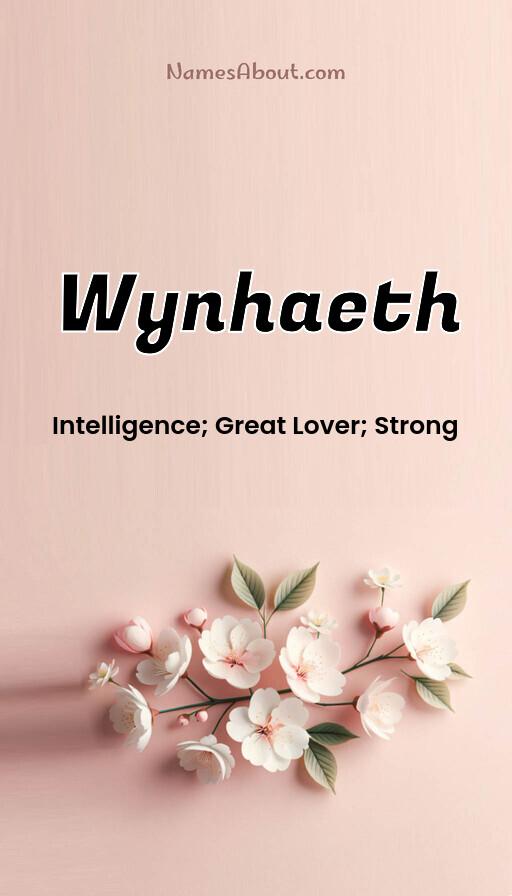 Wynhaeth name and meaning