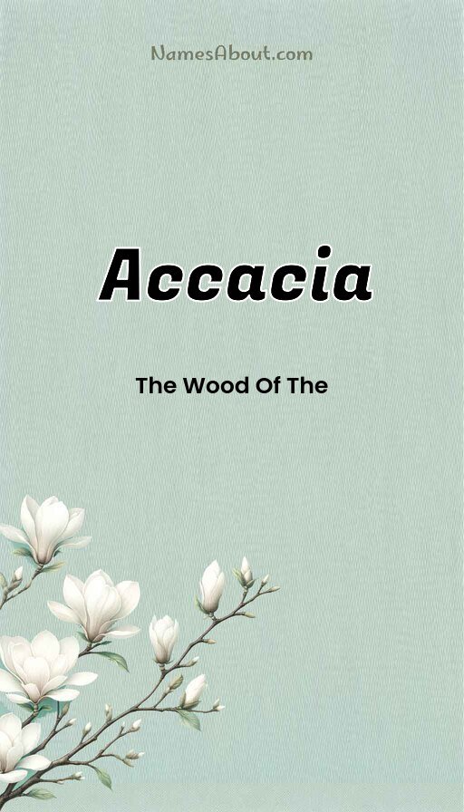 Meaning of Accacia