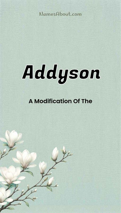 Illustration of Addyson