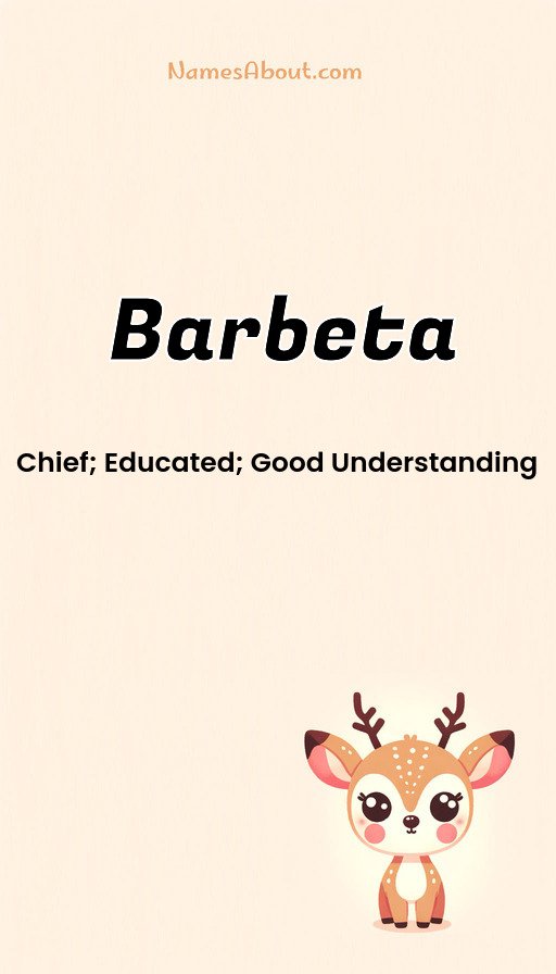 Meaning of Barbeta