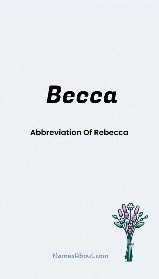 Meaning of Becca