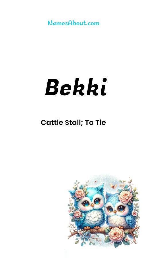 Meaning of Bekki