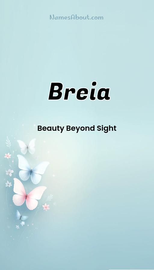 Breia name and meaning