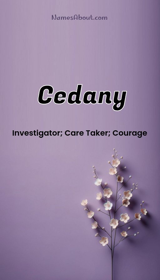 Meaning of Cedany