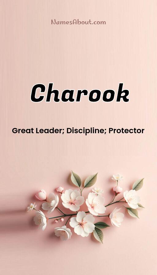 Charook name and meaning