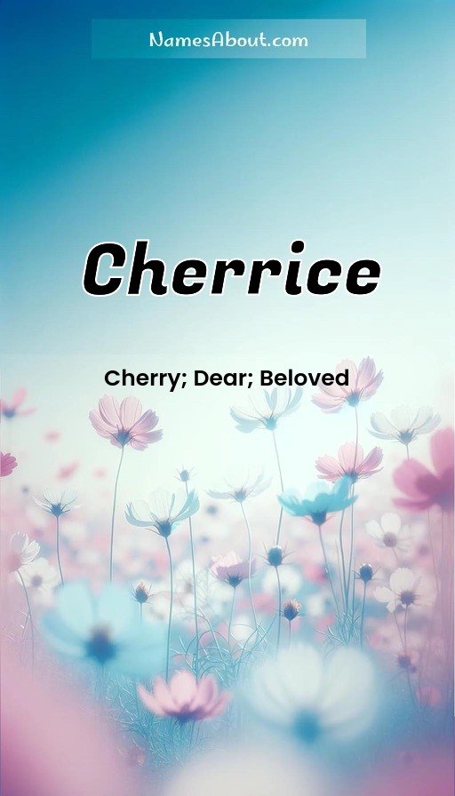 Meaning of Cherrice