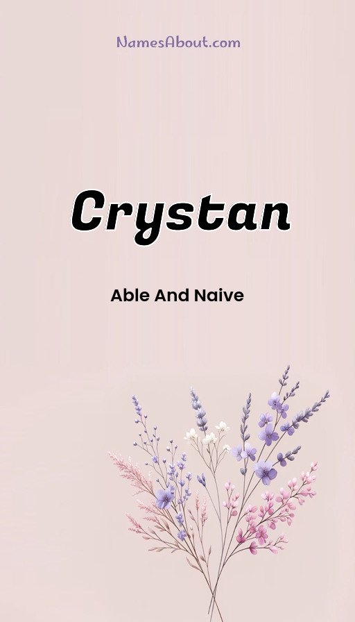 Meaning of Crystan
