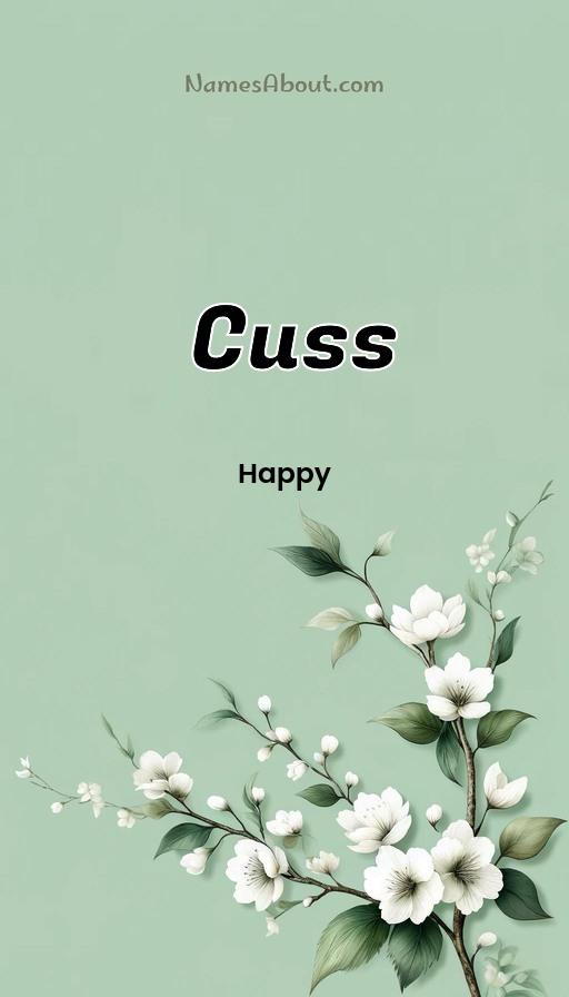 Cuss name and meaning