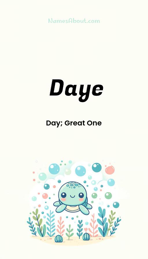 Illustration of Daye