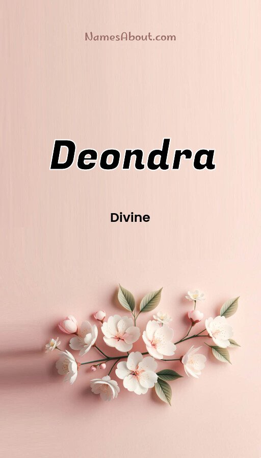 Meaning of Deondra