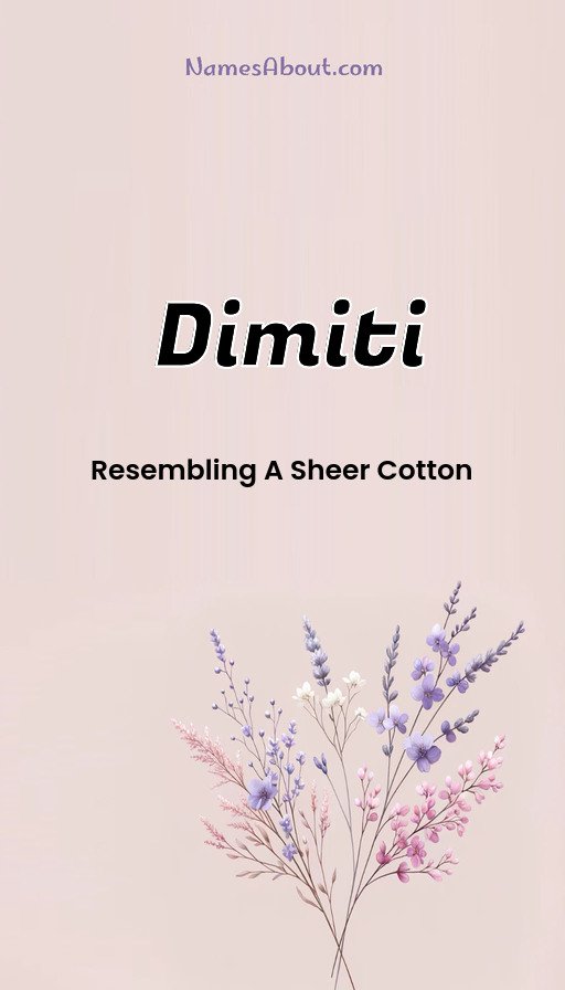 Meaning of Dimiti