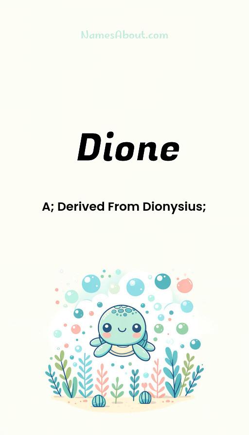 Meaning of Dione