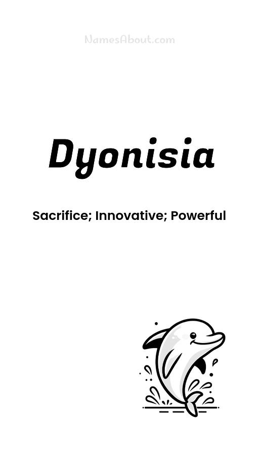 Dyonisia name and meaning