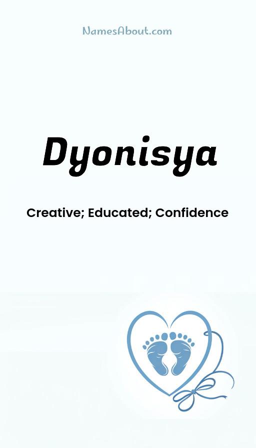 Dyonisya name and meaning