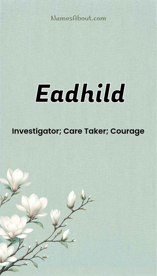 Eadhild name and meaning