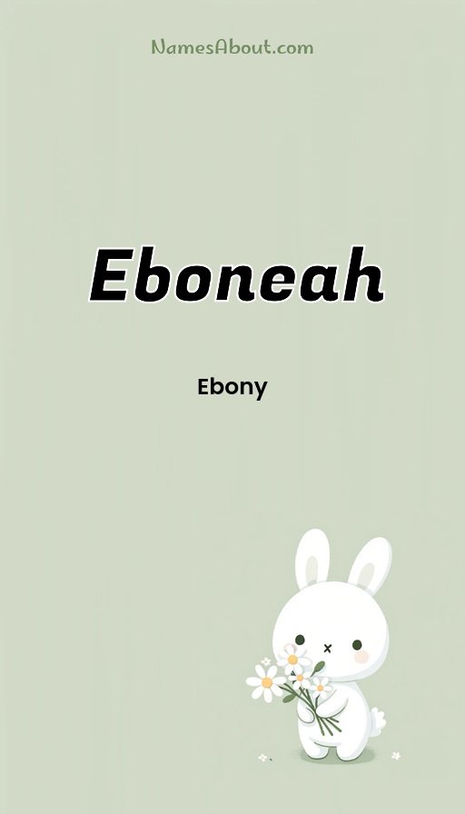 Meaning of Eboneah