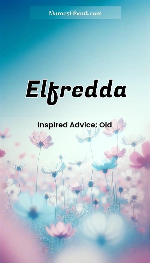 Meaning of Elfredda