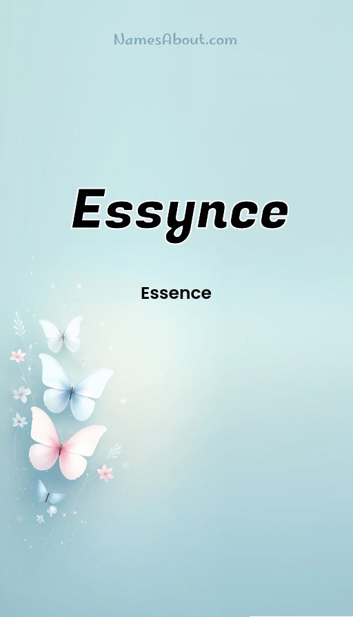 Meaning of Essynce