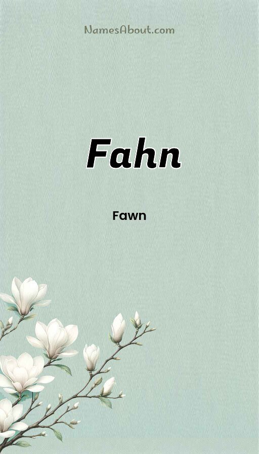 Meaning of Fahn