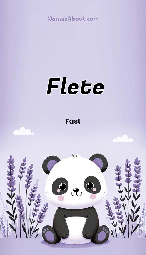 Meaning of Flete