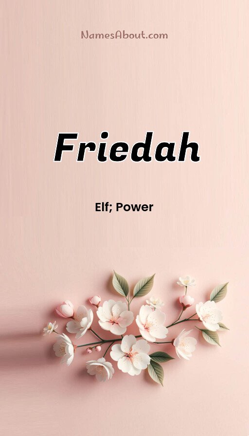 Meaning of Friedah